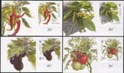 Ukraine 2016 Chilli Pepper/ Tomato/ Crops/ Vegetables/ Plants/ Nature/ Food 4v s/a set + lbl n45105f