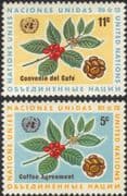 UN 1966 Coffee/ Drink/ Food /Farming/ Crops/ Plants/ Nature/ Industry 2v set (n45307m)