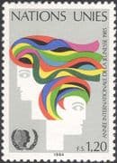 UN (G) 1984 International Youth Year/ IYY/ People/ Animation 1v (n27797)