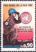 UN (G) 1989 UN Peace Keeping/ Nobel Peace Prize/ Soldiers/ Army/ Military 1v (n45894)