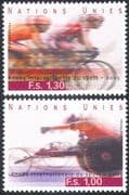 UN (G) 2005 Sports/ Games/ Cycling/ Bikes/ Bicycle /Wheelchair Racing 2v set (n35072)