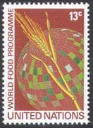 UN (NY) 1971 World Food Programme/ Freedom From Hunger/ FAO/ FFH/ Wheat/ Crops 1v (n41731)
