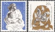 UN (NY) 1984 Refugees/ Mothers/ Children/ People/ Health/ Welfare/ Animation 2v set (n27794)