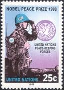 UN (NY) 1989 UN Peace Keeping/ Nobel Peace Prize/ Soldiers/ Army/ Military 1v (n45892)