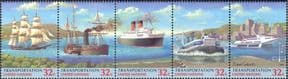 UN (NY) 1997 Transport/ Boats/ Ships/ Nautical/ Sailing/ Hovercraft/ Liner 5v s-t stp (n33869)
