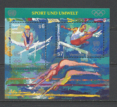 UN (V) 1996 Sports / Olympics / Gymnastics 2v m / s (n19226)