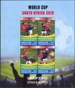Union Island 2010 Football World Cup Championships/ Sports/ Games 4v sht (b5892k)