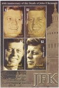 Union Island (St Vincent Grenadines) 2003 President John F Kennedy/JFK/People/Politics/History 4v m/s (n43906)