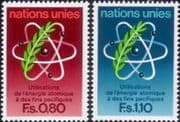 United Nations (G) 1977 Atomic Energy/ Nuclear Power/ Peace/ UN 2v set (n46358)