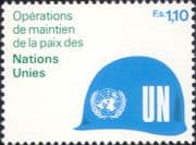 United Nations (G) 1980 Peace Keeping Operations/ UN Blue Helmet/ Militaery 1v (n46361)