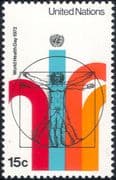 United Nations (NY) 1972 World Health Day/ Viturian Man/ Medical/ UN 1v (n46359)
