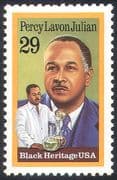 United States of America (USA) 1993 Percy Lavon Julian/ Medicine/ Science/ Medical/ Health/ Welfare/ People 1v (n41822)