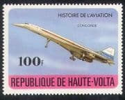 Upper Volta 1978 Concorde / Planes / Aircraft / Aviation History / Transport 1v (s4224)