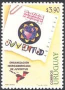 Uruguay 1994 Youth Organization/ Iberian-American Conference/ Maps/ Animation 1v (n22705)
