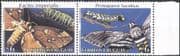 Uruguay 1998 Moths/ Caterpillars/ Insects/ Nature/ Conservation/ Environment 2v set pair (b5576)