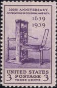 USA 1939 Printing Press/ Print/ Books/ Newspapers/ Communication/ History 1v (n46269)