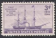 USA 1944 Paddle-steamer "Savannah"/ Ships/ Boats/ Transport/ Steam 1v (n29296)