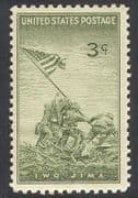 USA 1945 Iwo Jima/Military/ WWII/Second World War/Army/Soldiers/NationalFlag 1v n39633
