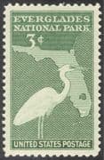 USA 1947 Great Blue Heron/ Wildlife/ Nature/ Birds/ Conservation/ Environment/ maps 1v (n42952)
