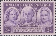 USA 1948 Progress of American Women/ Suffrage/ Voting/ Anti-slavery 1v (n40807b)