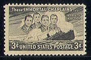USA 1948 Ships/ Nautical/ Transport/ Chaplains/ Shipwrecks/ Boats/ People 1v (n29220)