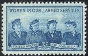 USA 1952 Military/ Armed Services/ Women/ Uniforms/ Army/ Navy 1v (n43326)
