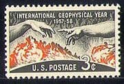 USA 1958 IGY/ Geophysics/ Sun/ Solar Flares/ Science/ Scientists/ Hands 1v (n28947)