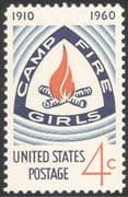 USA 1960 Camp Fire Girls/ 50th Anniversary/ Guides/ Youth/ Leisure 1v (n43623)