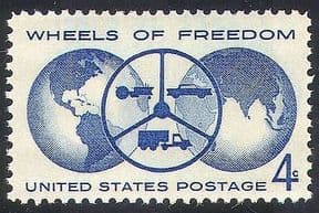 USA 1960 Transport  /  Car  /  Tractor  /  Truck  /  Motoring 1v n29223