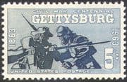 USA 1963 American Civil War/ Gettysburg/ Soldiers/ Battle/ Military 1v (n42830)