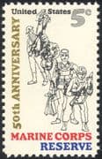 USA 1966 Marine Corps Reserve 50th Anniversary/ Soldiers/ Army/ Military/ Diver 1v (n43440)