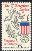 USA 1969 American Legion/ Eagle/ Military/ Veterans/ People/ Birds/ Animation 1v (n43328)