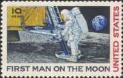 USA 1969 First Man on the Moon/ Apollo 11/ Space/ Moon Landing/ Astronaut 1v (n42940a)
