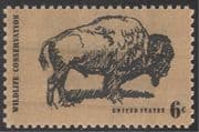 USA 1970 Buffalo/ Animals/ Wildlife/ Nature/ Conservation/ Environment 1v (n42950)