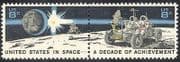 USA 1971 Space / Moon Lander / Rover / Astronauts / Transport 2v s-t pr (n40105)