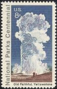 USA 1972 Geyser/ Yellowstone/ National Parks/ Environment/ Conservation 1v (n44745)