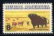 USA 1973 Angus Cattle / Farming / Animals / Nature 1v n29241