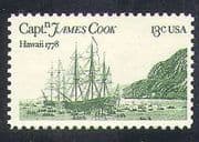 USA 1978 Ships / Sailing / Sail / Boat / Capt. Cook / Explorer / Transport 1v (n24377)