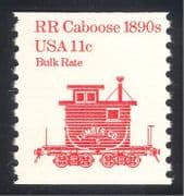 USA 1981 Caboose / Rail Car / Railway / Transport 1v (n24538)