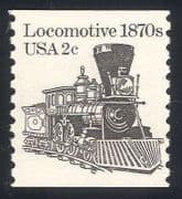 USA 1981 Steam Engine / Train / Railway / Transport 1v n24278