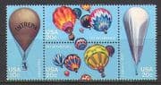 USA 1983 Hot Air Balloons / Aviation / Flight 4v blk n20317