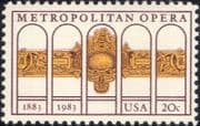 USA 1983 Metropolitan Opera House/ Buildings/ Music/ Theatre/ Architecture 1v (us1029)