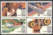 USA 1983 Olympic Games / Olympics / Sports / Gymnastics / Swimming 4v set blk (n41069)