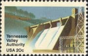USA 1983 Tennessee Valley Auth'ty/ Norris Dam/ Hydro-Electricity/ Energy/ Power/ Buildings 1v us1024