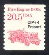USA 1985 Fire Engine/ Emergency Vehicles/ Rescue/ Transport/ Motors 1v o/p (n24535)