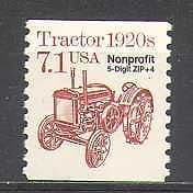 USA 1985 Tractor / Farming / Transport / Motors / Motoring o / p 1v (n24527)