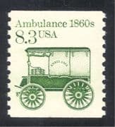 USA 1985 Transport/ Ambulance/ Health/ Medical/ Motors/ Motoring 1v coil (n24536)