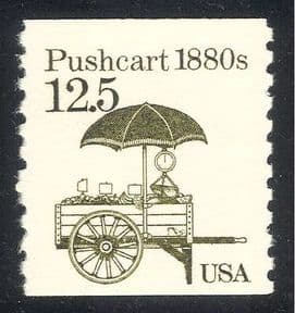USA 1985 Transport  /  Push Cart  /  Fruit  /  Scales 1v (n29314)