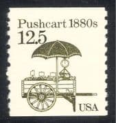 USA 1985 Transport / Push Cart / Fruit / Scales 1v (n29314)