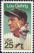 USA 1989 Lou Gehrig/ Baseball/ Sports/ People/ Personalities/ Games 1v (n43505e)